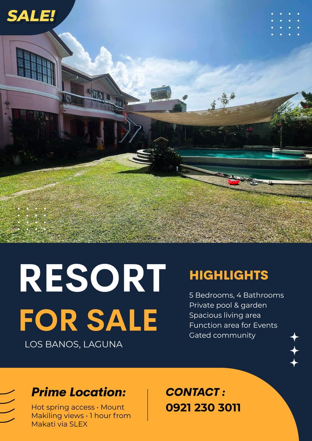 Resort for Sale Los Baños Laguna | Value-Add Investment - Image 1